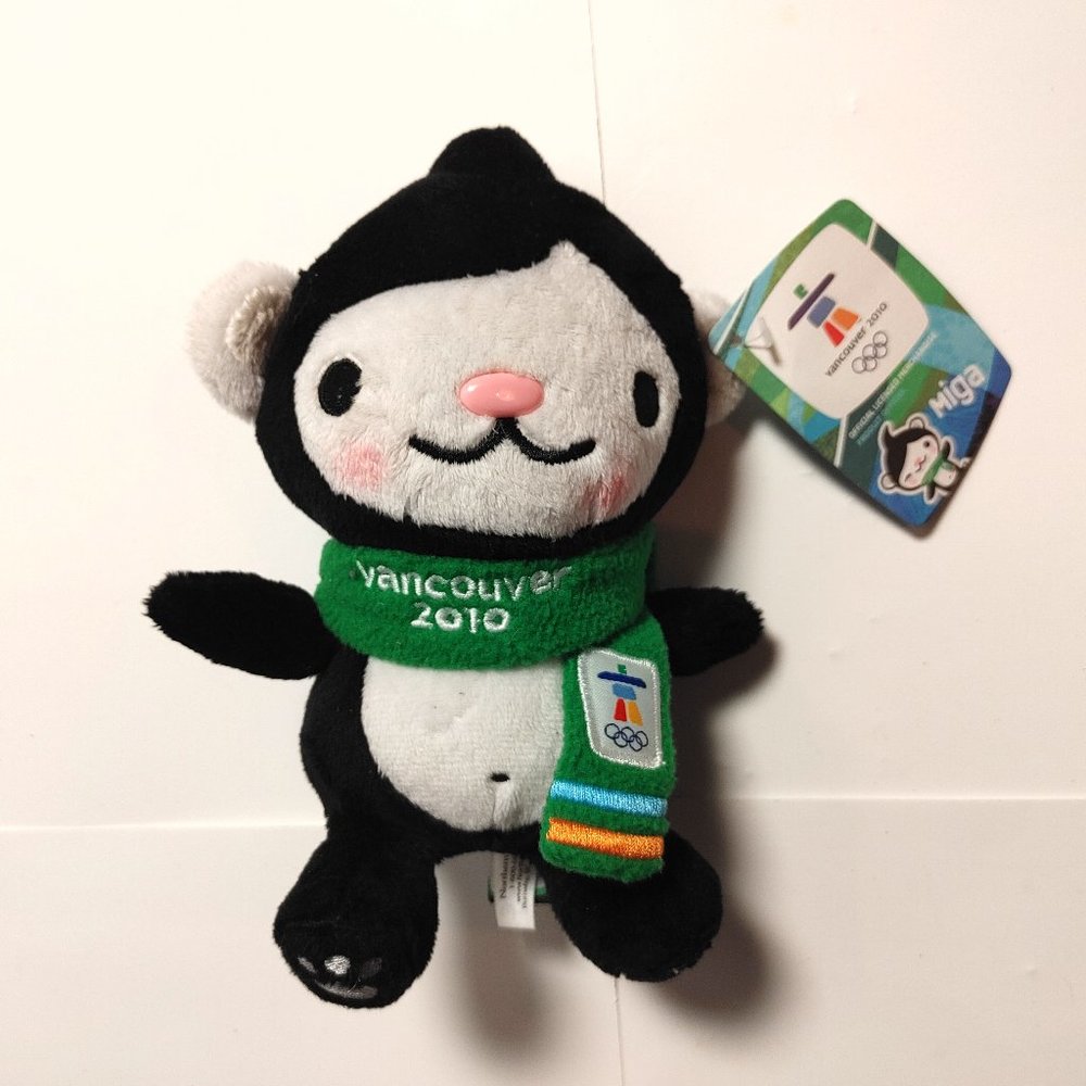 7.5" Olympic Mascot MIga plush 2010 Olympics